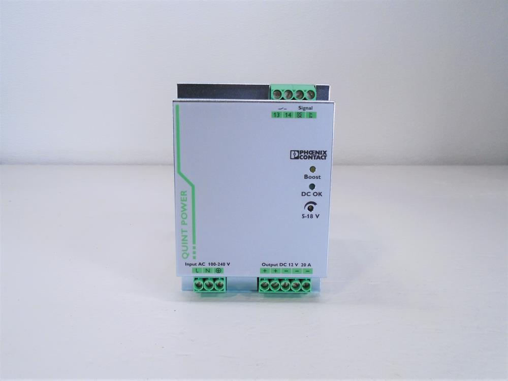 Phoenix Contact Enclosed AC DC Converter, Quint-PS/1AC/12DC/20, 2866721